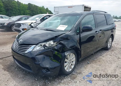2014 Toyota Sienna Xle/Limited из США, поврежденный, VIN 5TDDK3DCXES083992